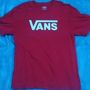 Vans shirt, XL boys, red